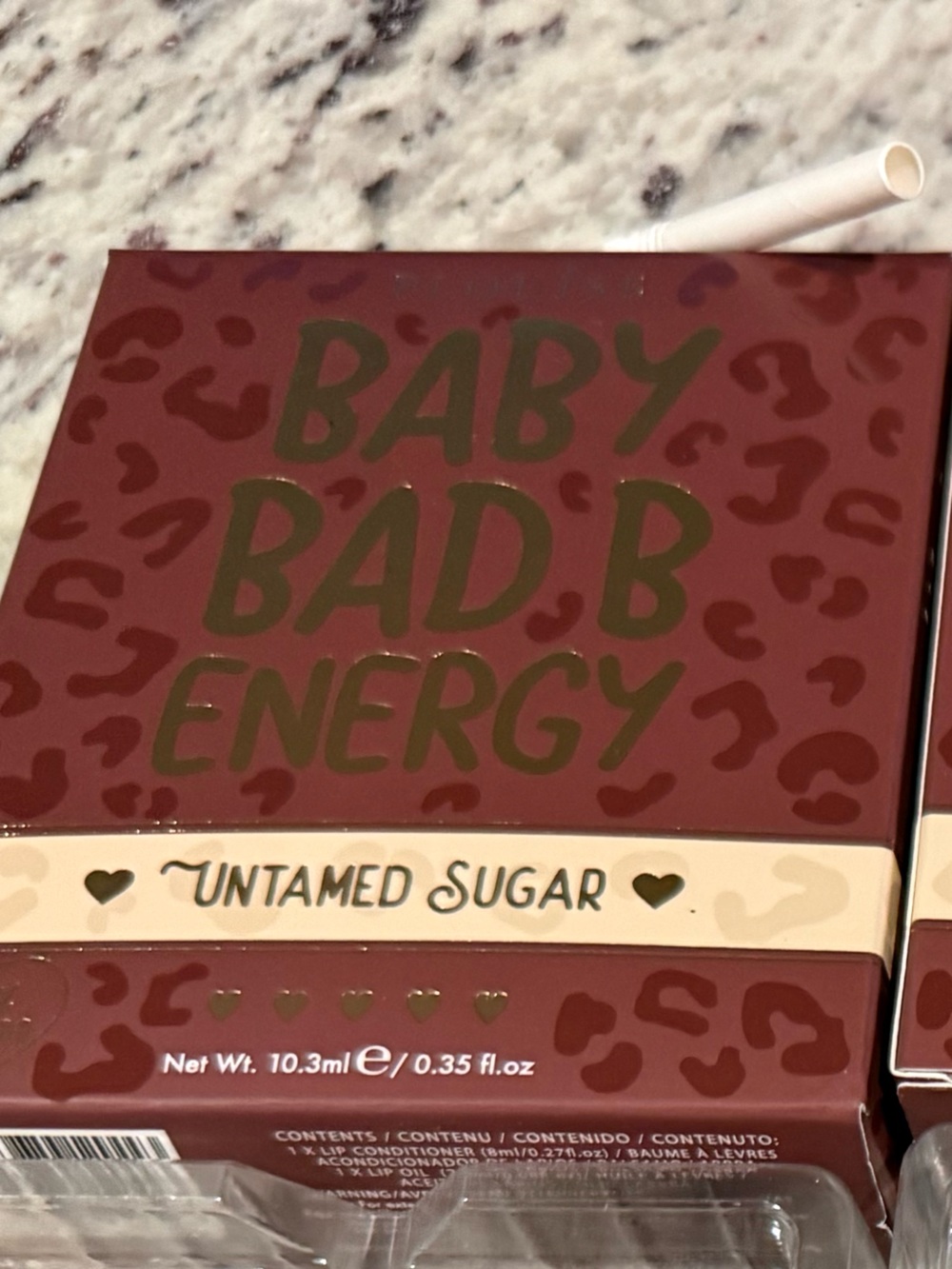 EMPTY CHEETAH BABY BAD B BOX.   BOX ONLY-